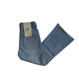 Warp+Weft PSP Bootcut Jeans Womens 28 High Rise Light Wash Stretch Denim NWT